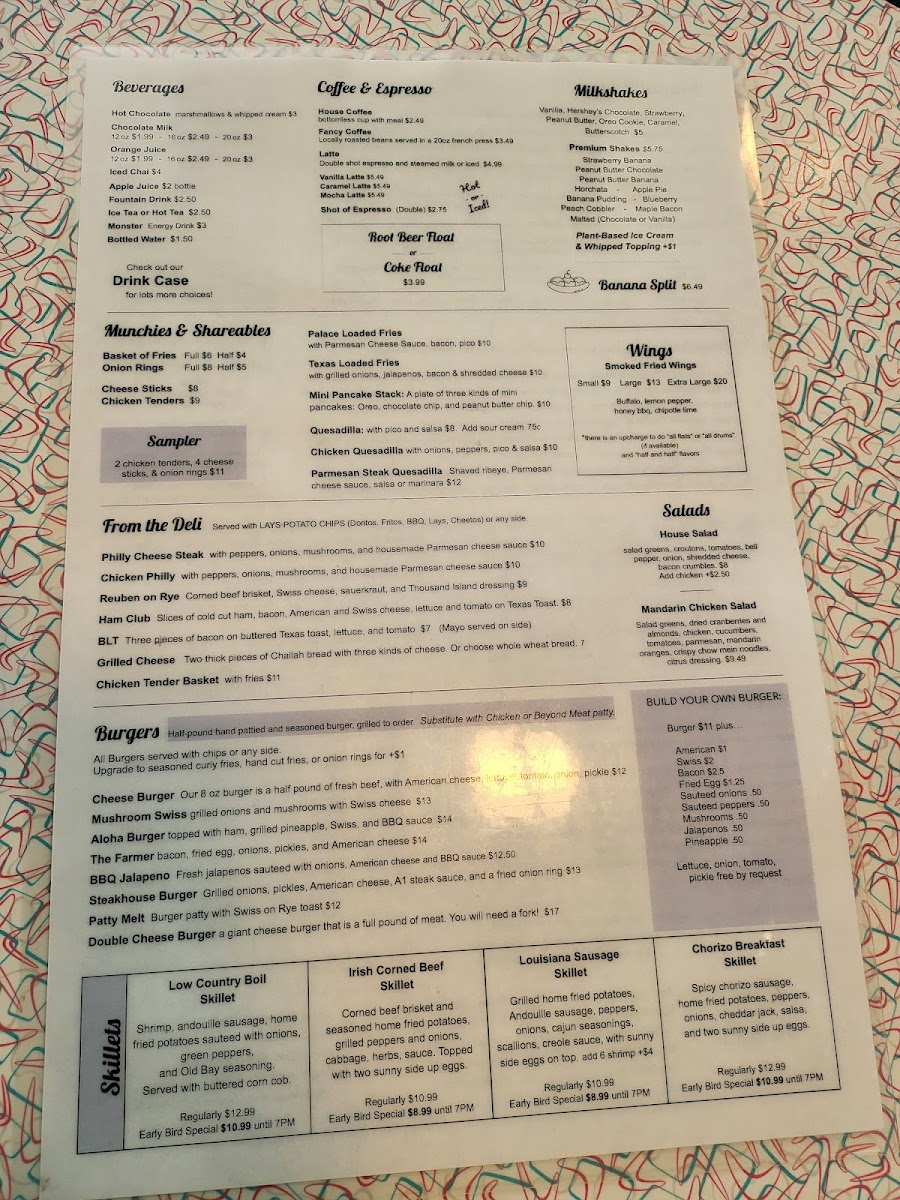 The Palace Diner on Abercorn Menu - Image 4